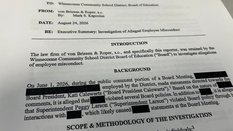 New documents reveal details on investigation, retirement for Winneconne's Peggy Larson — Fox 11 Green Bay Local, Grafton Community news
